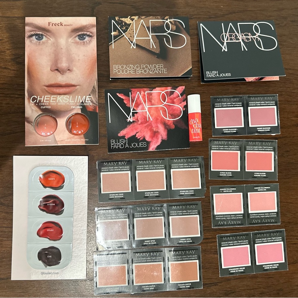 13 Piece Blush Sample Bundle, NWT